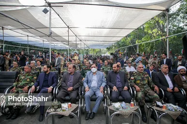 آیین بازگشایی معابر پادگان لشکر 77