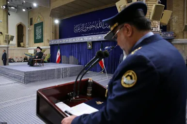 دیدار جمعی از فرماندهان نیروی هوایی و پدافند هوایی ارتش با رهبر معظم انقلاب (۱۶ بهمن ۱۴۰۲)