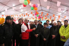 بازدید استاندار خراسان رضوی از پست امداد جاده&zwnj;ای مستقر در محور ملک&zwnj;آباد به مشهد (۵ فروردین ۱۴۰۴)