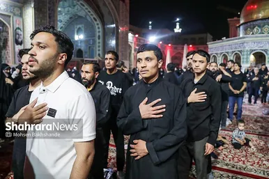 گزارش تصویری | «حسینیه حرم» میزبان عزاداران هندوستانی و پاکستانی
