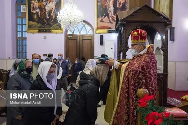 مراسم آغاز سال ۲۰۲۲ میلادی در تهران