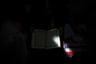 مراسم معنوی اعتکاف بانوان در حرم مطهر رضوی