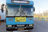جابه‌جایی حدود ۱۲۰ هزار نفر از طریق اتوبوس‌های قرار زیارت به حرم مطهر در سال ۱۴۰۱ + فیلم