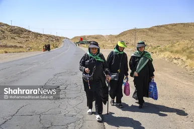 گزارش تصویری | آغاز موج پیاده‌روی زائران به مشهد در آستانه شهادت امام رضا(ع)
