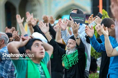 تشرف زائران و مجاوران رضوی به حرم امام رئوف در روز زیارتی آن حضرت