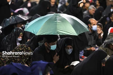 مراسم احیای شب بیست و یکم ماه رمضان در حرم مطهر رضوی‎‎