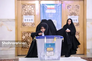 آخرین ساعات انتخابات ریاست جمهوری در حرم مطهر رضوی
