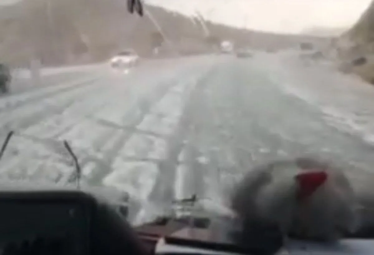 ویدئو | بارش شدید تگرگ در ارتفاعات ارومیه - سلماس