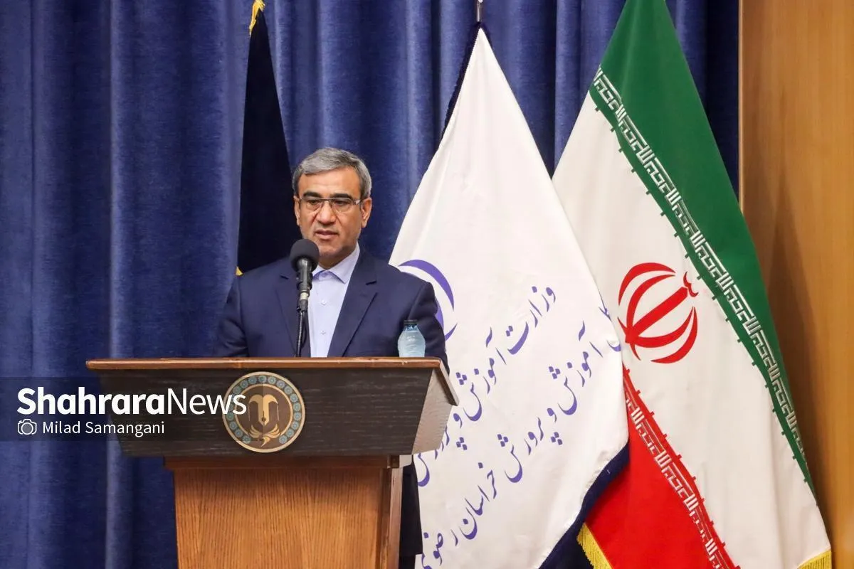 استاندار خراسان رضوی: ۵۰ درصد اعتبارات مدرسه سازی را دولت تقبل کرده است + فیلم