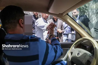 گزارش تصویری | بازسازی صحنه قتل در خیابان خواجه ربیع مشهد