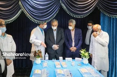 بازدید وزیر بهداشت از شرکت سرم‌سازی ثامن مشهد