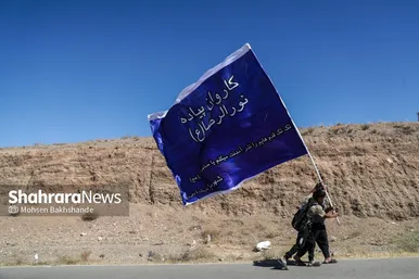 گزارش تصویری | زائران رضوی در جاده امام رضا (ع)
