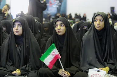 اجتماع دانشجویان بسیجی در دانشگاه فردوسی