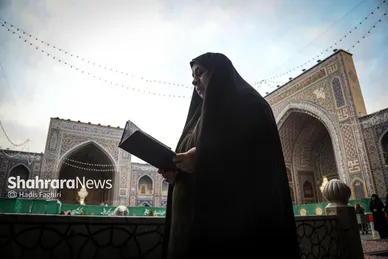 گزارش تصویری | اعتکاف بانوان در حرم امام رضا (ع)