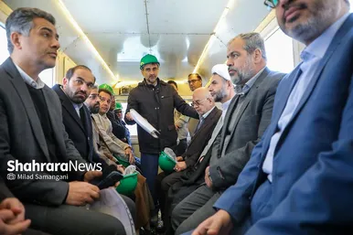 بازدید مدیران شهری و مسئولان قضایی از خط ۴ مترو