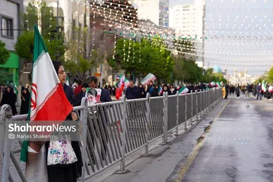 گزارش تصویری | مراسم چهلمین روز شهادت رهبر شهید انقلاب اسلامی در مشهد ۲