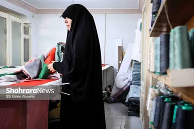 گزارش تصویری | پرچم میهن، برای ایستادگی ایران
