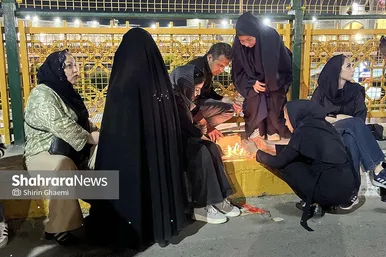 گزارش تصویری |حال و هوای شام غریبان در مشهدالرضا (ع)