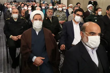 عکس | دیدار جمعی از مسئولان نظام و سفیران کشورهای اسلامی با مقام معظم رهبری