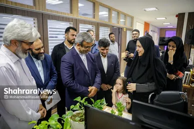 بازدید استاندار خراسان رضوی از موسسه فرهنگی شهرآرا