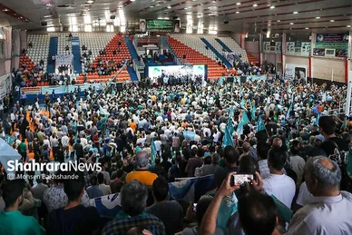 عکس‌هایی از سفر انتخاباتی «مسعود پزشکیان» به مشهد