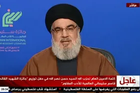 سید حسن نصرالله: سردار سلیمانی شهید تمام دنیاست | آمریکا مانع سوخت&zwnj;رسانی ایران به لبنان شده است
