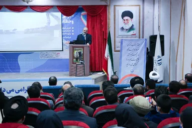 مراسم آغاز عملیات اجرایی طرح شبکه جمع آوری و انتقال فاضلاب شهر رضویه