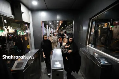 گزارش تصویری | خدمات رسانی اتوبوسرانی و مترو مشهد به زائران و مجاوران در روزهای پایانی ماه صفر