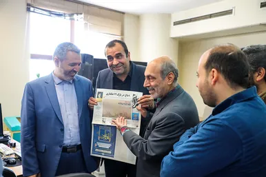 بازدید اعضای شورای اسلامی شهر مشهد از روزنامه شهرآرا