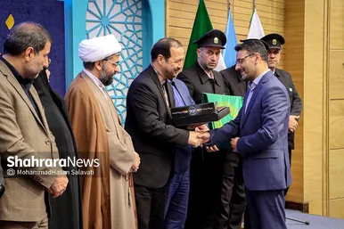 آئین شکرانه خدمت ستاد اربعین و دهه آخر صفر شهرداری مشهد مقدس
