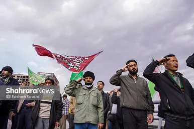 گزارش تصویری | اجتماع عظیم منتظران ظهور در مشهد ۱