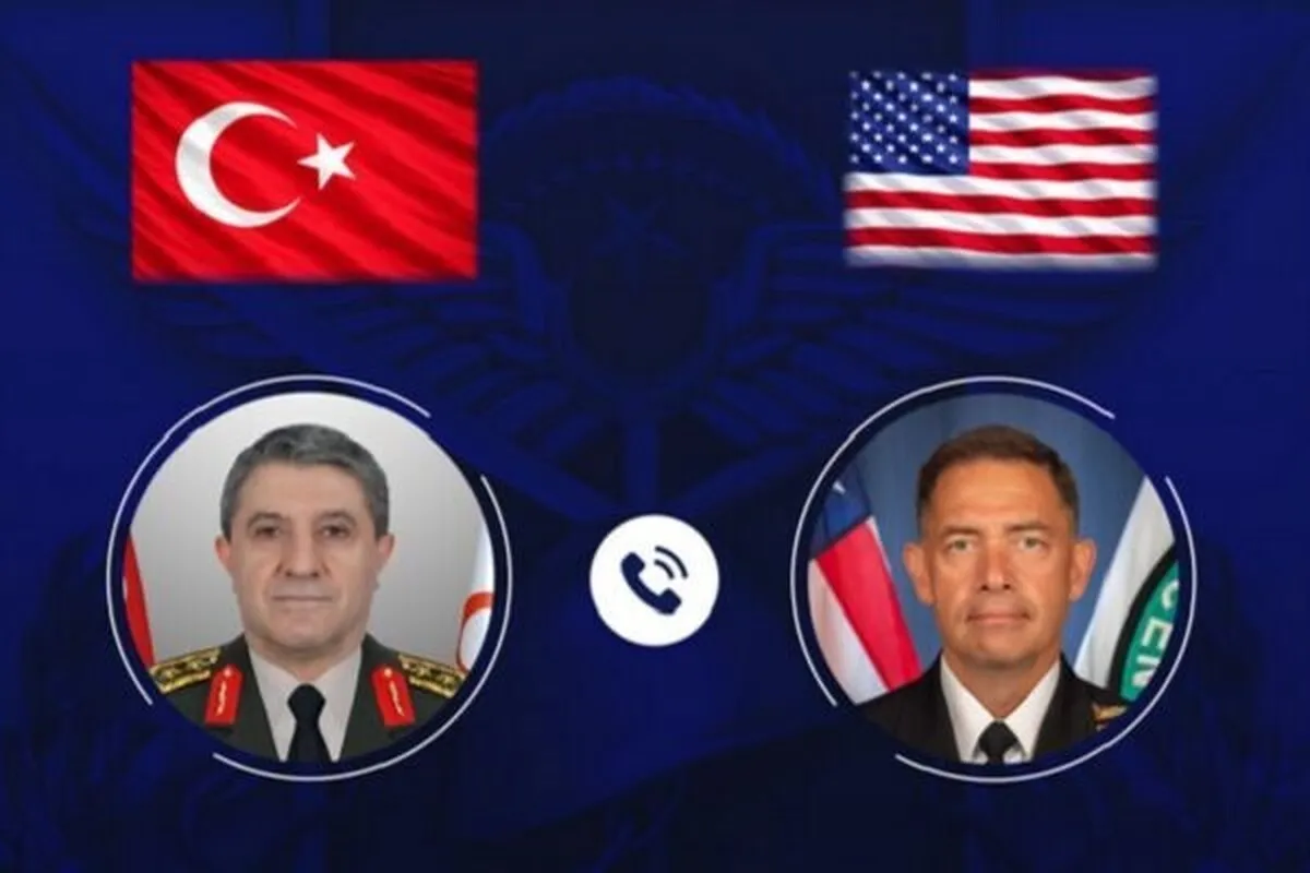 گفتگوی فرمانده سنتکام آمریکا با رئیس ستاد کل ارتش ترکیه