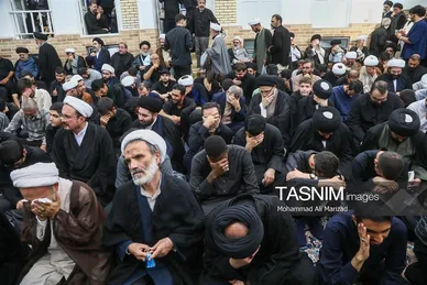 گزارش تصویری | مراسم وداع با پیکر آیت‌الله شبیری زنجانی