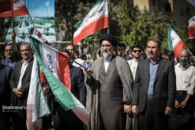 گزارش تصویری | تجمع دانشجویان انقلابی در مشهد