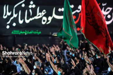 عزاداری دهه اول محرم در ورزشگاه تختی مشهد