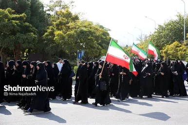 تجمع دانشجویان دانشگاه فردوسی مشهد در محکومیت حادثه تروریستی شیراز