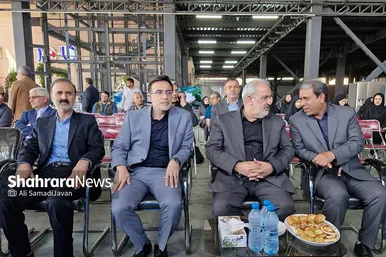 عکس‌هایی از حضور وزیر صنعت در شهرک صنعتی توس مشهد