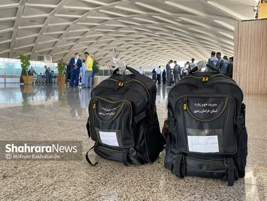 بازگشت اولین کاروان حجاج خراسانی