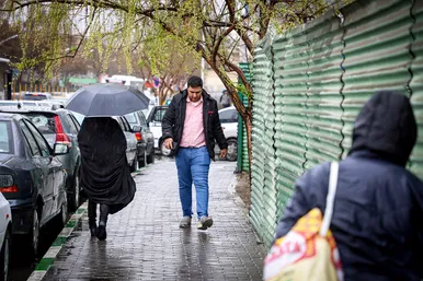 بارش باران در مشهد