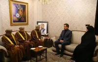 وزیر خارجه عمان در منزل شهید امیرعبداللهیان حضور یافت