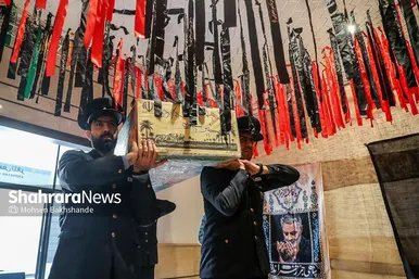 گزارش تصویری | بدرقه پیکر شهید گمنام دفاع مقدس در همایش سالیانه بسیجیان در مشهد