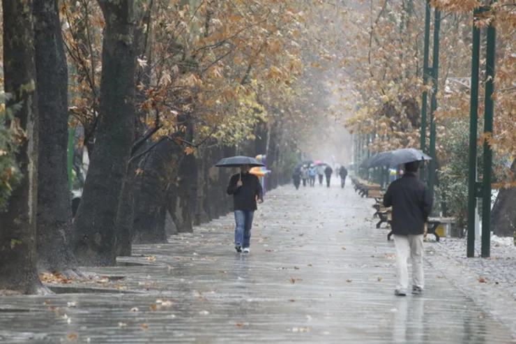 پیش بینی بارش باران در ۱۴ استان (۲۸ آذر ۱۴۰۰)