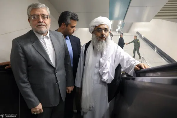 والی هرات از قطار شهری مشهد بازدید کرد + عکس