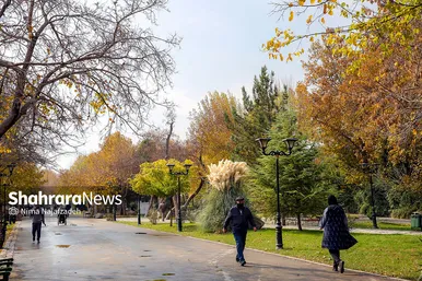 طبیعت پاییزی بوستان های مشهد