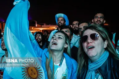 در حاشیه فینال رقابت‌های جام جهانی ۲۰۲۲ قطر