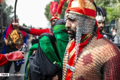 کاروان نمادین اسرای کربلا «بنی اسد»