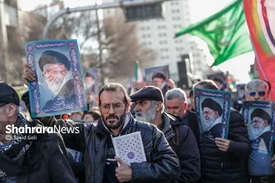 گزارش تصویری | مراسم تشییع پیکر شهدای مدافع امنیت در مشهد (۲۲ دی ۱۴۰۴) - ۳