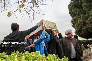 ورود پیکر مطهر ۱۲ شهید گمنام به مشهد
