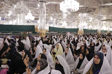 بزرگداشت مقام پرستار در حرم رضوی