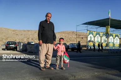 گزارش تصویری | زائران رضوی در جاده امام رضا (ع)
